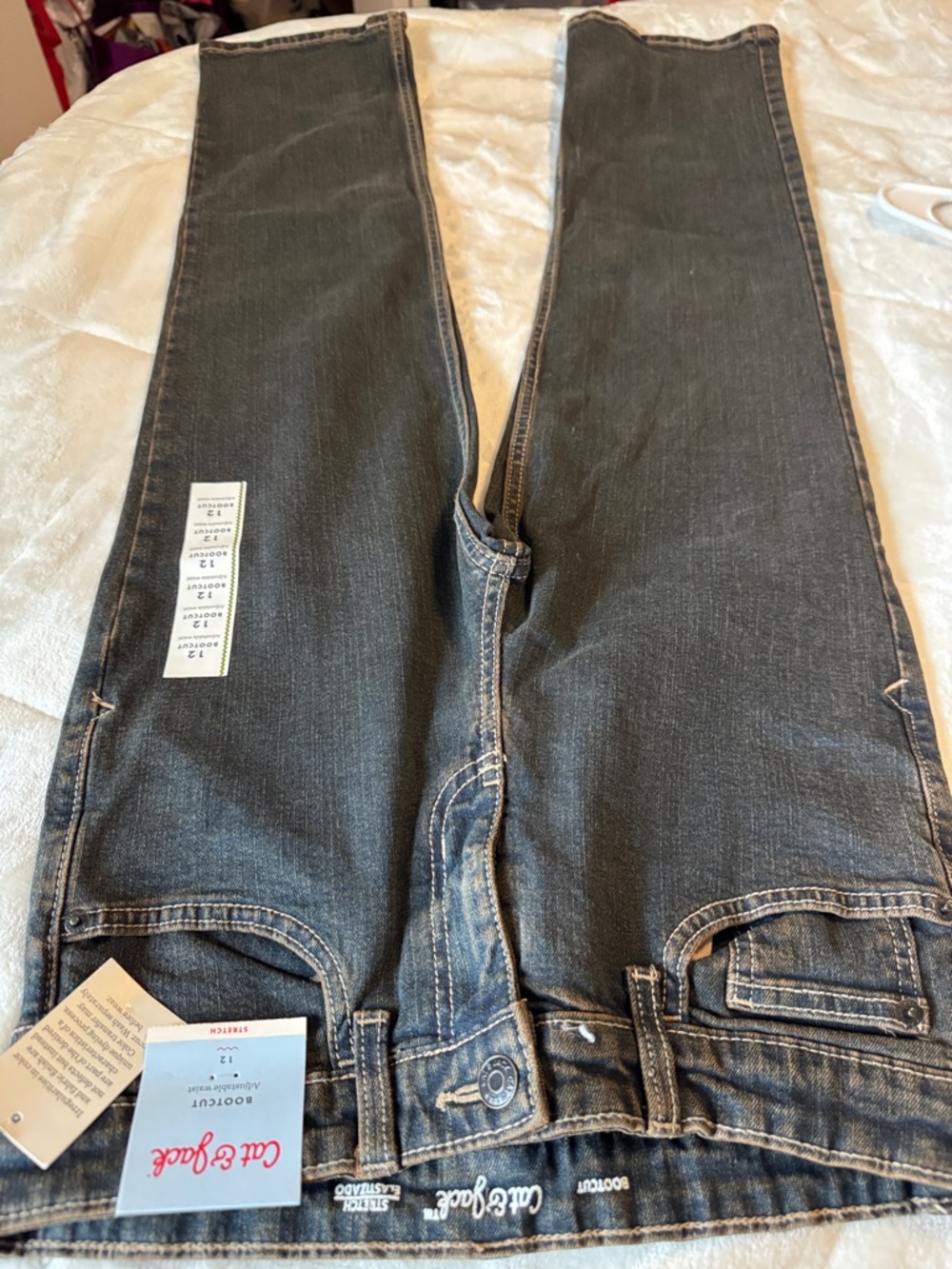 Cat & Jack girls Charcoal Skinny Jeans